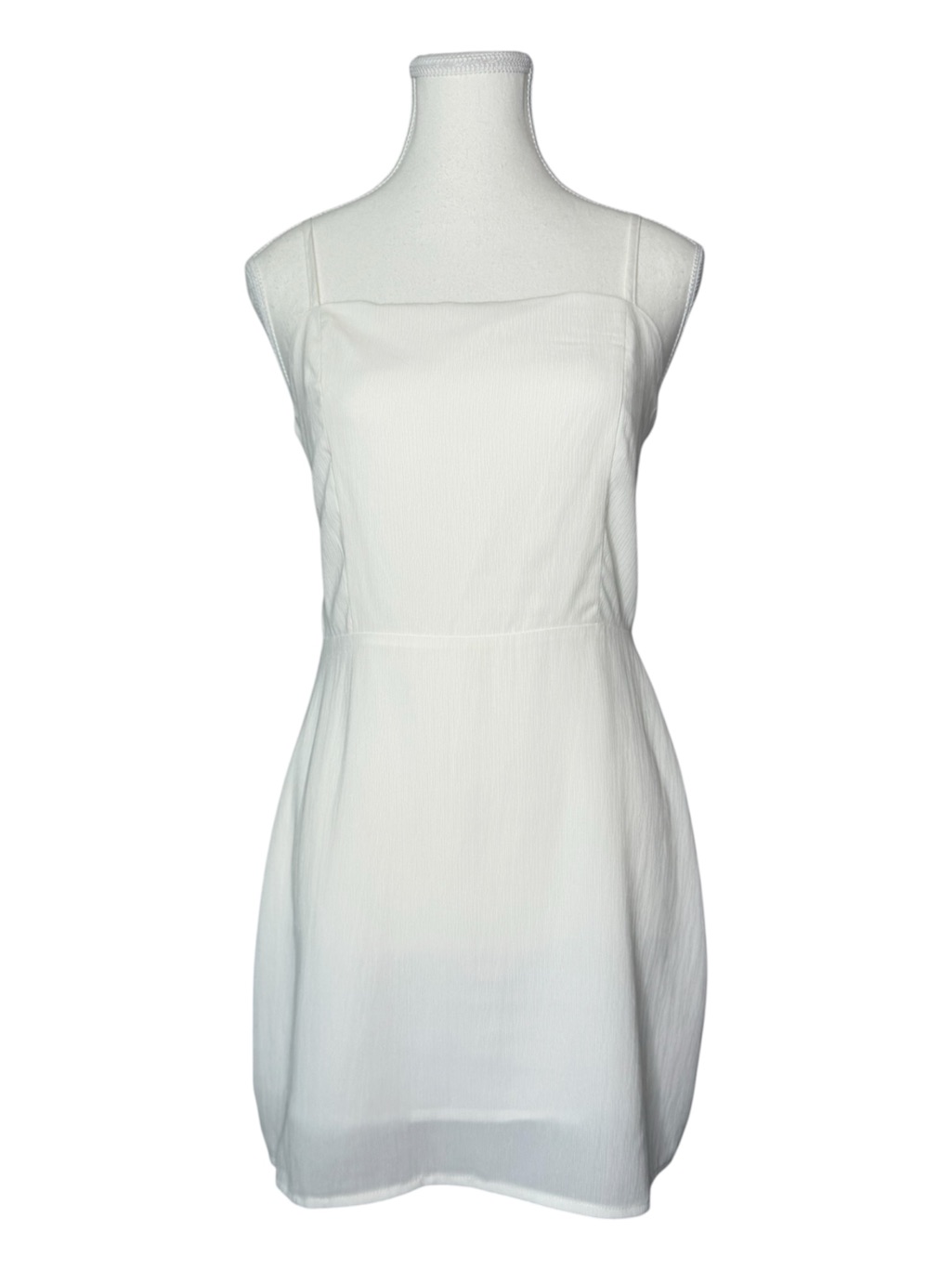 |Nwt| Sisterhood White Square Neck Cami Mini Dress Size M — image 2 of 8